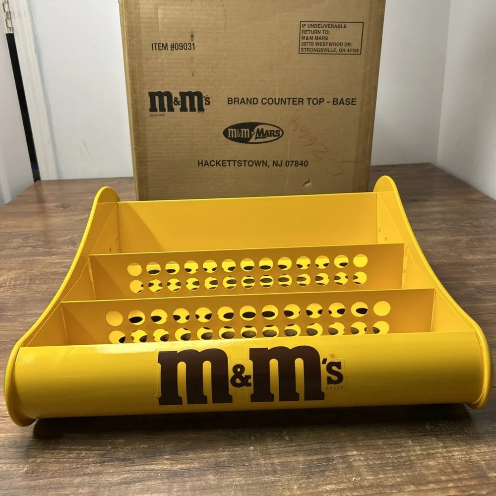 Vintage M&M Countertop Store Display Rack Candy Holder 1996 New/w Open‎ Box